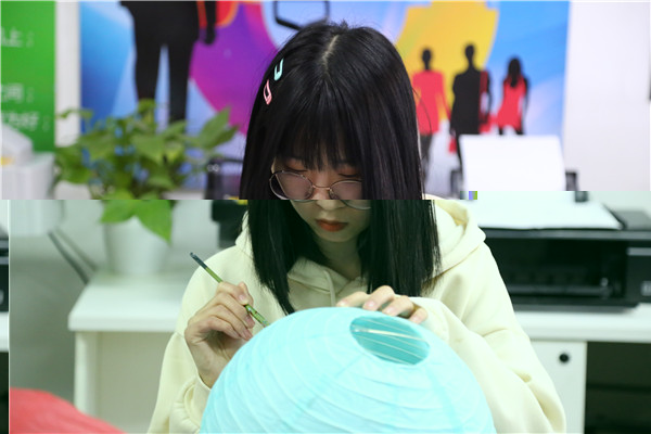 手绘灯笼