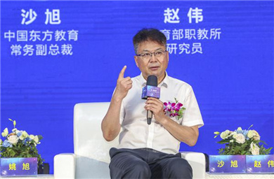 中国东方教育集团常务副总裁沙旭发表意见